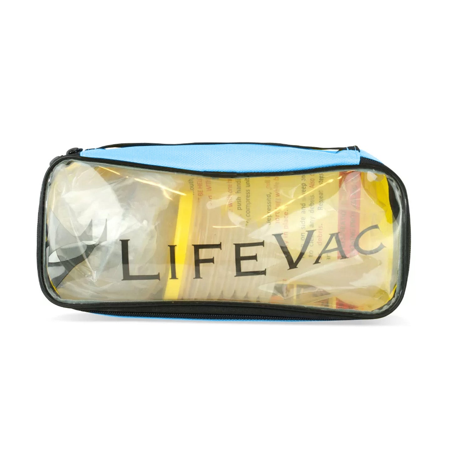 One Travel Kit in blue zip up case